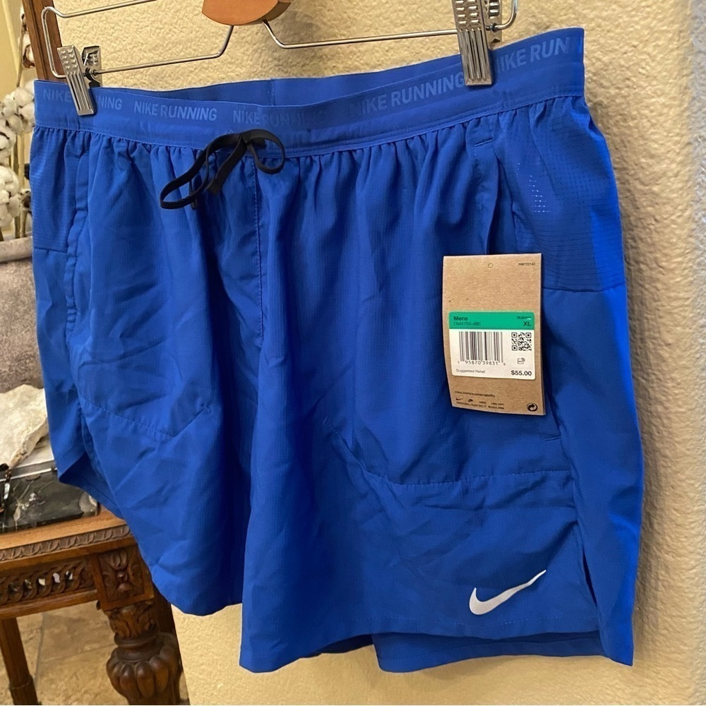 NWT~NIKE Men Blue Stride Running Lined Athletic Shorts Size XL - Picture 2 of 11